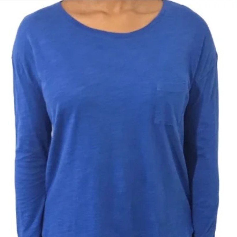 Micheal Kors Blue Long Sleeve Tee